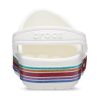 Crocs (GS) Bayaband Rainbow Glitter Træsko “White Red” 209731-100