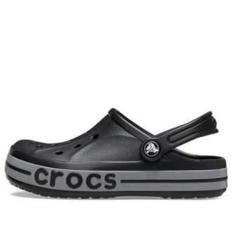 Crocs (GS) Bayaband reflekterende båndtræsko “Black Grey” 209213-001