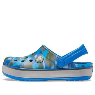 Crocs (GS) Crocband Camo Reflect Band træsko “Blue Grey” 205818-4JL