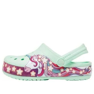 Crocs (GS) Crocband Unicorn træsko “Green Red” 206270-3TI