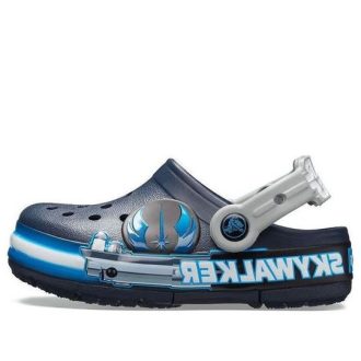 Crocs (GS) Funlab Luke Skywalker Lights Træsko “Gråblå” 206280-410