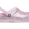 Crocs (GS) klassiske forede glittertræsko “Pink” 207463-6S0
