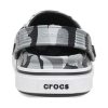 Crocs (GS) Off Court-trykte træsko “Grå sort hvid” 209150-066