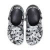 Crocs (GS) Off Court-trykte træsko “Grå sort hvid” 209150-066