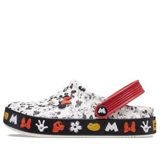 Crocs (GS) x Mickey Off Court træsko “White Black Red” 208850-100