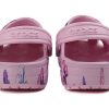 Crocs (PS) Klassisk træsko sommerfuglemønster udendørs fladhæl Sports Pink sandaler 206414-6GD
