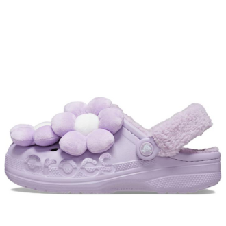Crocs (WMNS) Baya Foret Fuzz Strap Single Day “Purple White” 209234-90H